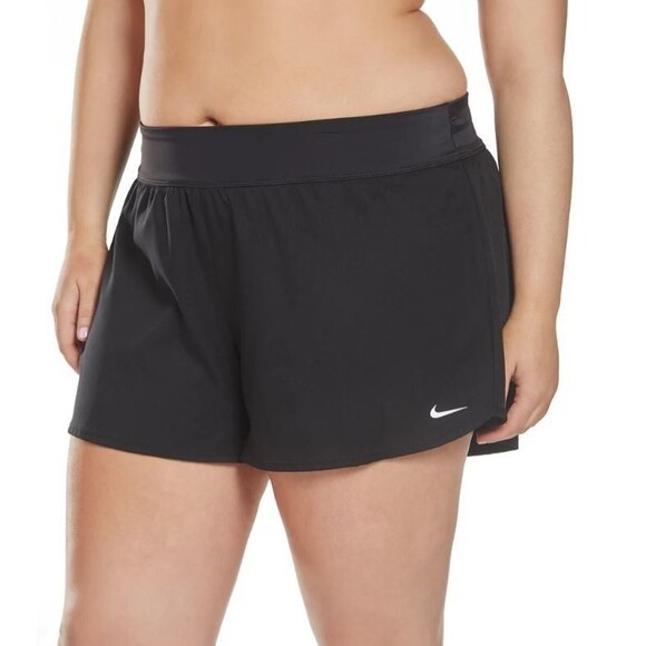 Nike Other - Nike Womens Solid Element Swim Boardshorts Black Size 3X Beach Essentials